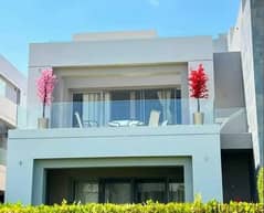 Chalet with 8 years installments fully finished directly on the sea and lagoon for sale in Cali Coast Ras El Hekma North Coast