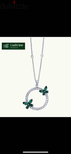 jewelry emerald butterfly pendant 0