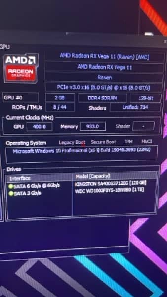 AMD Ryzen 5 2400G with Radeon Vega Graphics 5