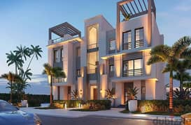 Town House 175. M in Gaia North Coast fully finished for sale under market price and installments over 8 years