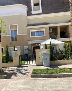 5-bedroom villa for sale in Fifth Settlement, Sarai Compound, next to Madinaty and the American University, with a 42% discount on payment systems. 0