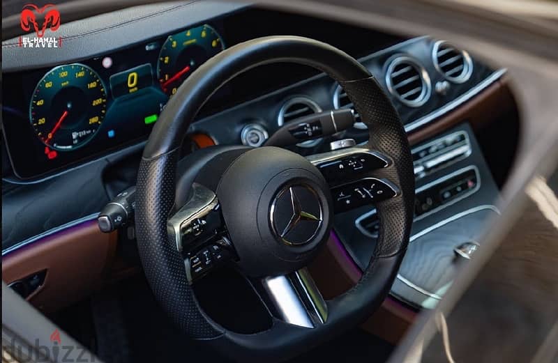 Mercedes E300 AMG 2022 for rent - سيارة مرسيدس للإيجار 3