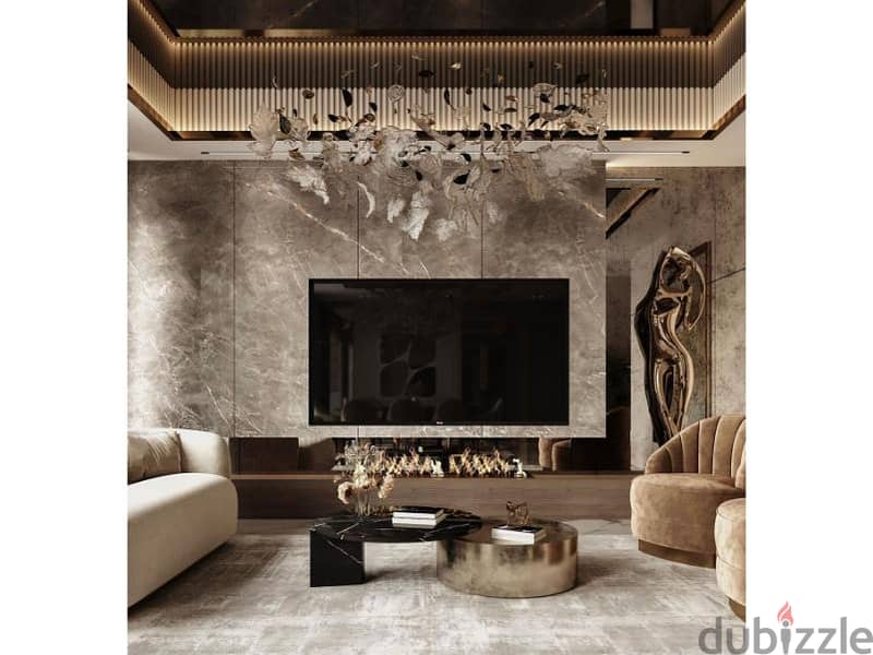 Exquisitely  Furnished villa for rent in Katameya Dunes compound  with an elegance taste of finishing فيلا للايجار في قطامية ديونز 8