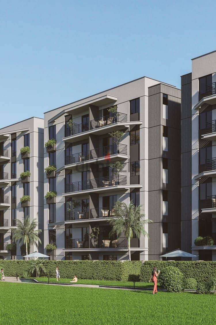 شقة للبيع بكمبوند Isola Quattro بأقل مقدم في قلب القاهرة الجديدة بلوكيشن رائع بالقسط حتى 7 سنوات 2