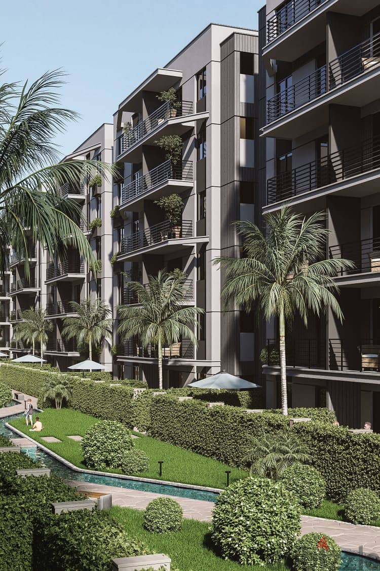 شقة للبيع بكمبوند Isola Quattro بأقل مقدم في قلب القاهرة الجديدة بلوكيشن رائع بالقسط حتى 7 سنوات 7