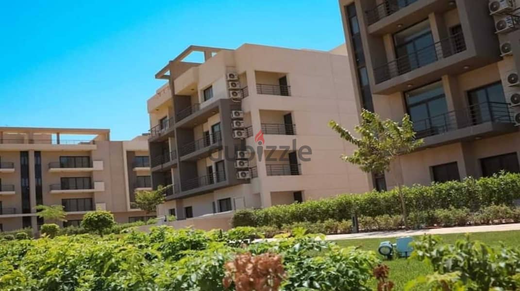 Ground floor apartment with garden, luxurious finishes and immediate receipt in the heart of the Fifth Settlement in Al Marasem Compound 4