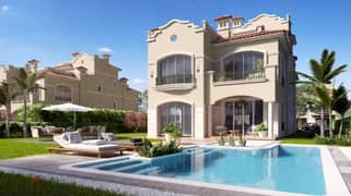 Independent villa for sale in La Vista City Compound, Fifth Settlement