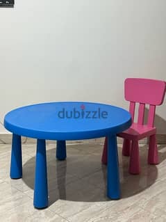 ikea table and chair