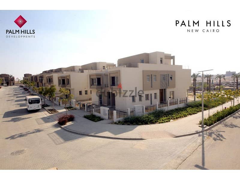 Apartment for sale, ready to move , in Palm Hills, in the heart of Golden Square, with a 10% down payment, installments over 8 years, Fifth Settlem 2