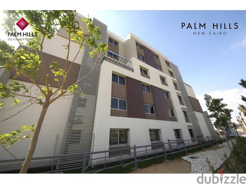 Apartment for sale, ready to move , in Palm Hills, in the heart of Golden Square, with a 10% down payment, installments over 8 years, Fifth Settlem 9