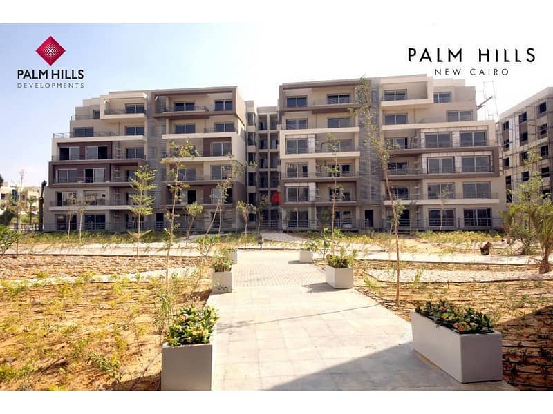 Apartment for sale, ready to move , in Palm Hills, in the heart of Golden Square, with a 10% down payment, installments over 8 years, Fifth Settlem 10