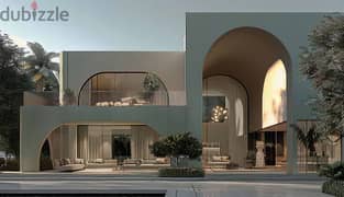 Villa fully finieshed 440 m, 4th row, on the Sidi Heneish Sea, in Hacienda Heneish, beside silver sands 0