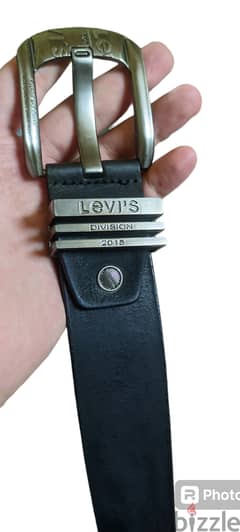 حزام Levi's جلد طبيعي عريض
