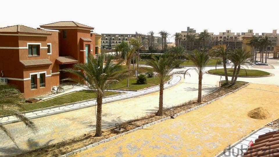 شقة مميزة متشطبة دور ارضي مرتفع للبيع في قطامية جاردنزKatameya Gardens 5