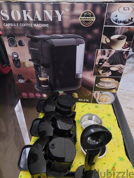 sokany espresso coffee machine 4×1 3