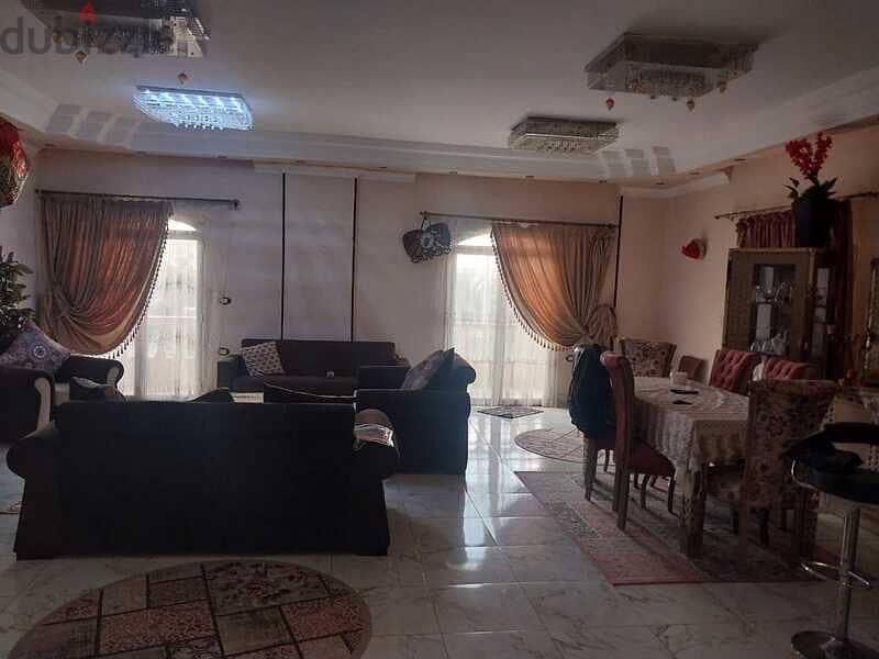 A luxurious, furnished apartment for rent in the First Settlement, Banafseg Villas 5 8