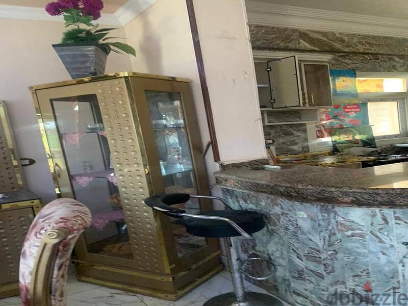 A luxurious, furnished apartment for rent in the First Settlement, Banafseg Villas 5 11
