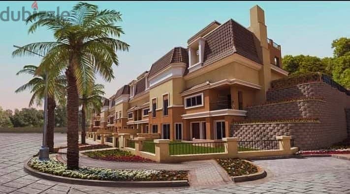 For sale S_Villa in Sarai Compound with a 10% down payment and installments over 8 years next to Madinaty 1