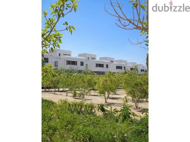 In installments, twin house 317sqm with garden semi-finished prime view, ready to move in Al Burouj Compound 7
