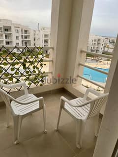 Furnitued Chalet with Pool View for Rent in Amwaj
