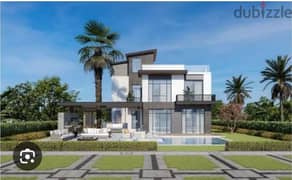 In installments over 10 years, an independent villa with a swimming pool, View Lagoon, in the heart of Sheikh Zayed, next to Dunes