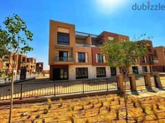 Ready to Move Townhouse for Sale with Down payment and Installments in District 5 New Cairo Very Prime Location