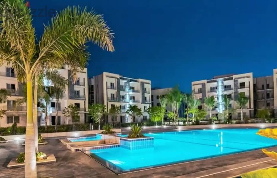 Immediate receipt apartment with only 10% down payment in the finest compound in Fifth Settlement, Galleria Moon Valley Compound, in installments 2