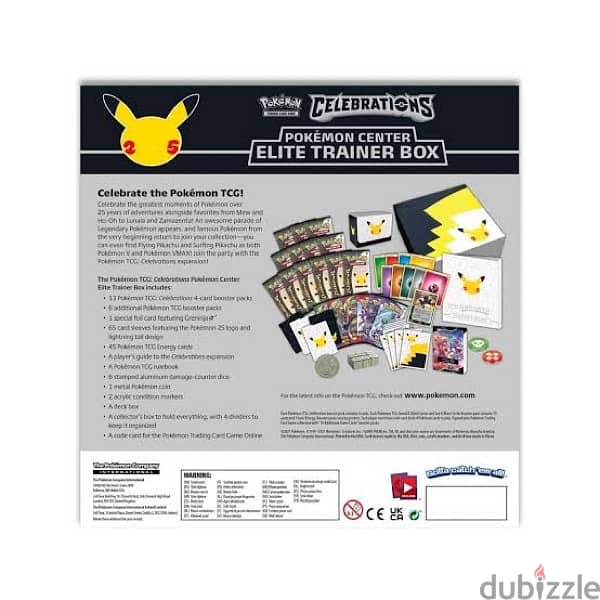 Pokemon celebrations Pokemon center EXCLUSIVE elite trainer box ETB 1