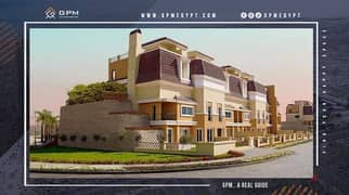 Z Villa 175m for sale in Compound Sarai Mostakbal City with garden 65m & roof 70m فيلا للبيع في كمبوند سراي مستقبل سيتي
