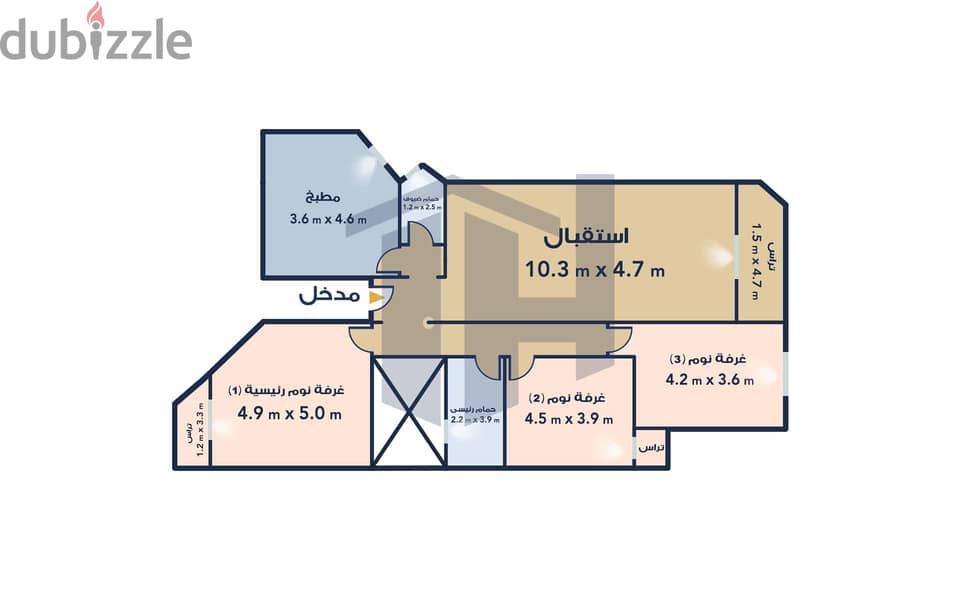 Apartment for sale 200 m Smouha (Golden Square - Brand Building) 3