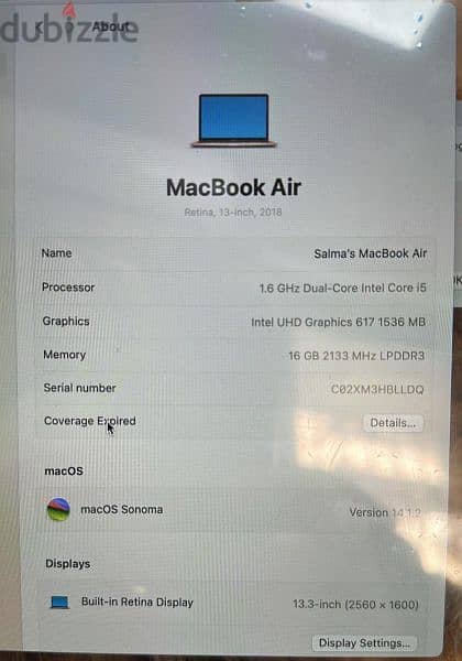 MacBook Air  2018 3