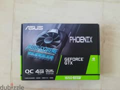 Asus Gtx 1650 super OC Edition graphics card/كرت شاشة