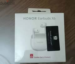 Honor earbuds X 6 
جديده متبرشمه