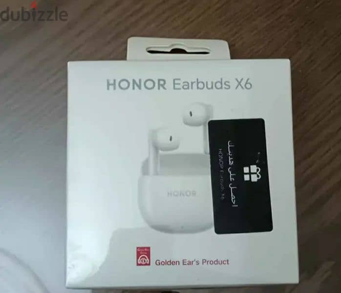 Honor earbuds X 6  جديده متبرشمه 0