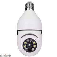 كاميرا مراقبة ضوء LED لاسلكية شكل المصباح الكهربائي 0