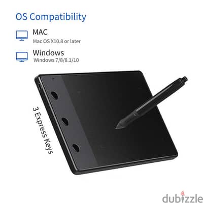 جرافيك تابلت هايون H420 وقلمين اضافيين Huion H420 Graphic Tablet