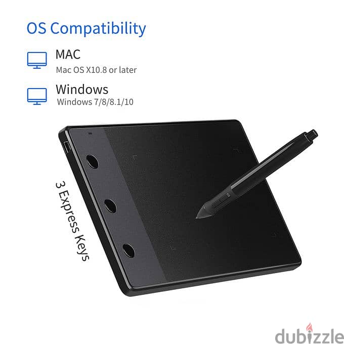 جرافيك تابلت هايون H420 وقلمين اضافيين Huion H420 Graphic Tablet 0