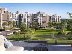 Apartment with private garden for sale, ready to move in installments and less price 0