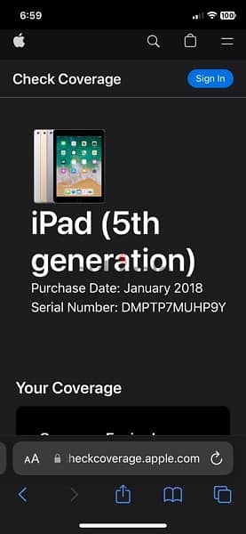 iPad Wi-fi 128GB 5th generation 4