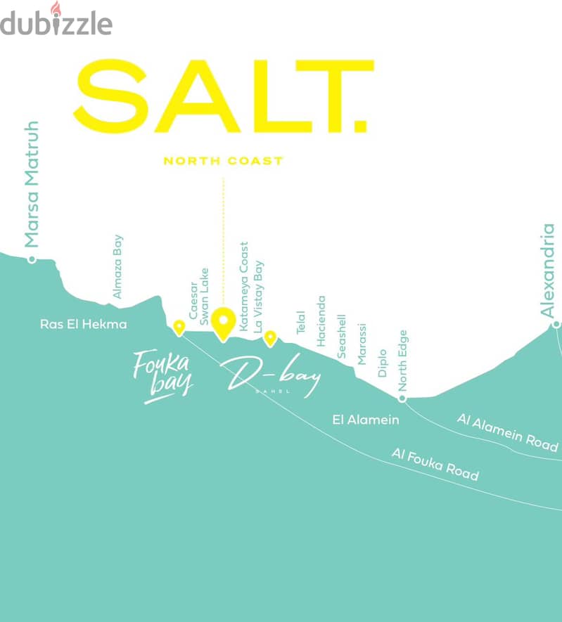 تعاقد بمقدم 700 الف وامتلك شالية متشطب بالكامل  في سولت الساحل الشمالي Salt North Coast 0