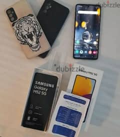 Samsung M52 , 5g , 8rm,  128gb , vg condition 
including box + cover 2