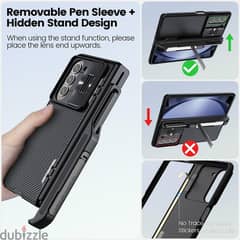 Samsung Galaxy Fold 5 Case Cover Nillkin Camshield Fold Pen holder Ver