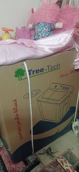 غساله tree tech  بروحين جديدة بالكرتونة 12 كيلو 0