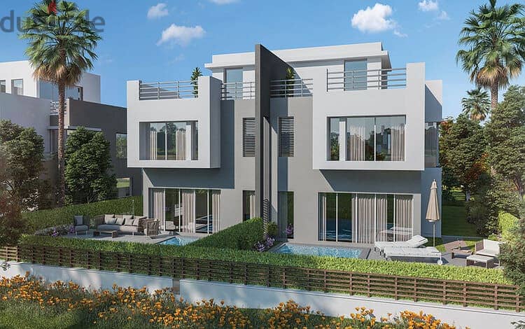 Middle Modern Townhouse 250m Viewlandscape with installments in Hyde Park Compound Fifth Settlement 3
