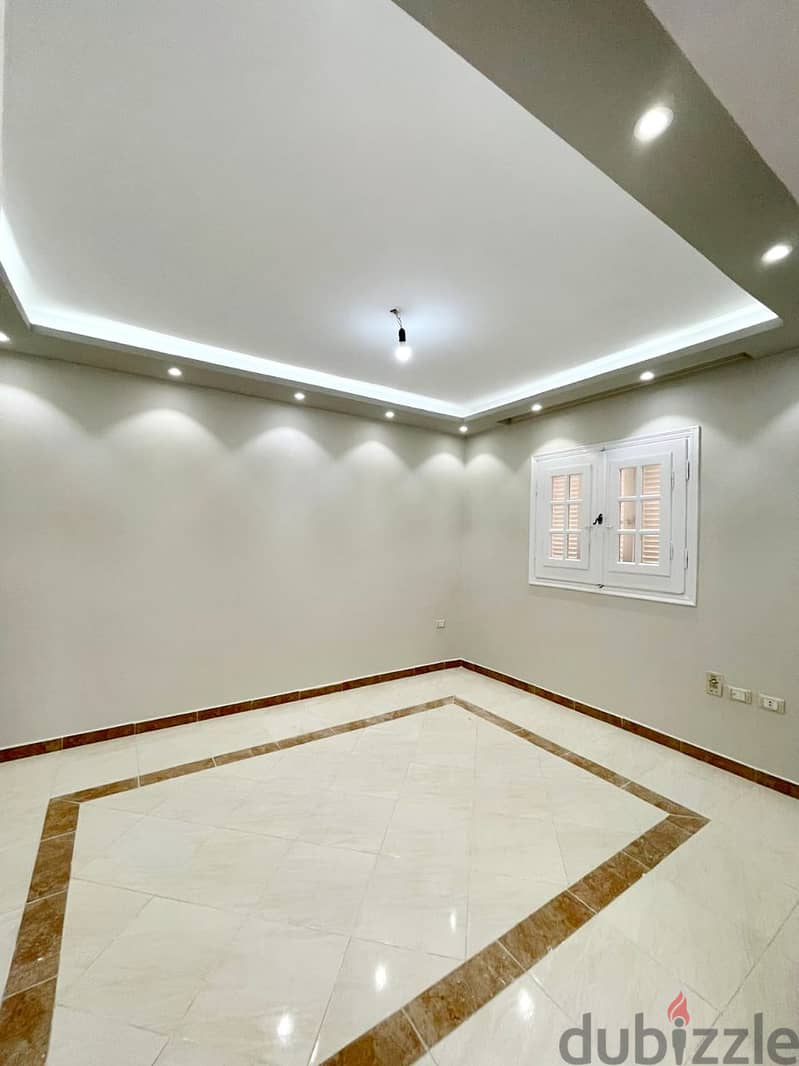 For sale, finished apartment at half price, finished, open view, in Al-Fardous, 6th of October, in front of Dreamland 6