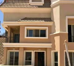 Townhouse Corner for sale in Sarai Compound, Mostaqbal City, directly on Suez Road, in installments over one year, with a 42% discount. 0