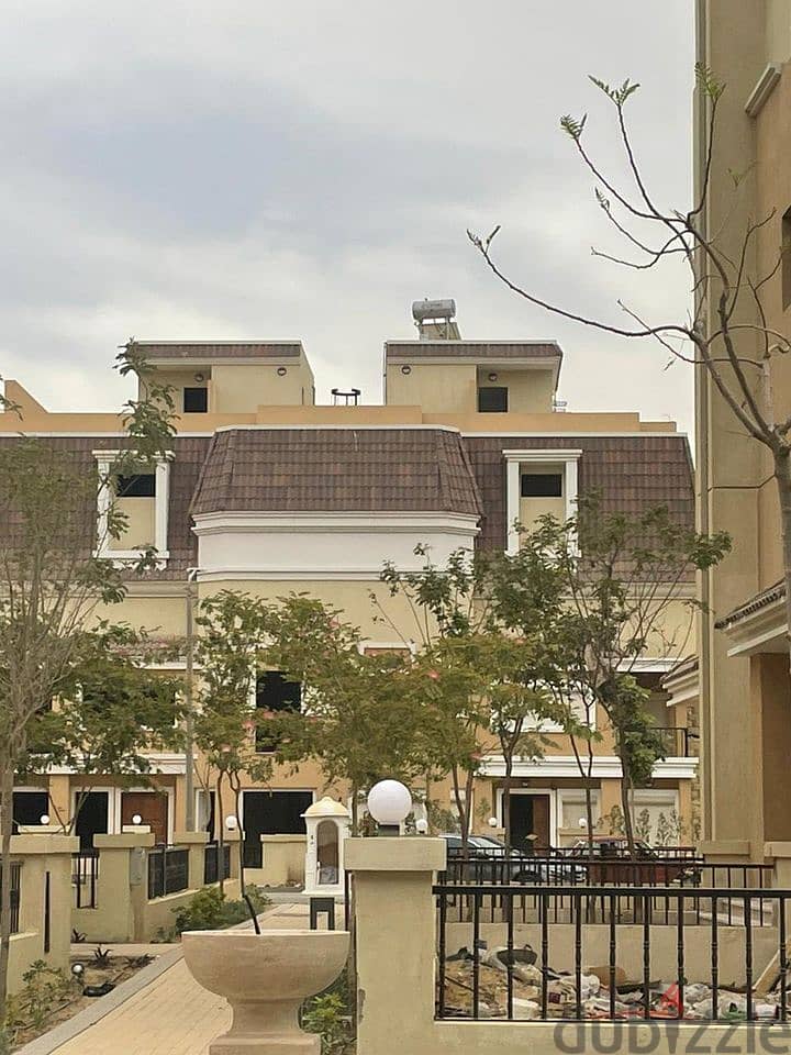 Townhouse Corner for sale in Sarai Compound, Mostaqbal City, directly on Suez Road, in installments over one year, with a 42% discount. 4