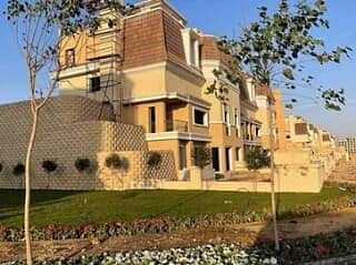Townhouse Corner for sale in Sarai Compound, Mostaqbal City, directly on Suez Road, in installments over one year, with a 42% discount. 9