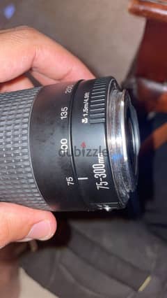 canon lens 75-300mm is EF f/5-4.7