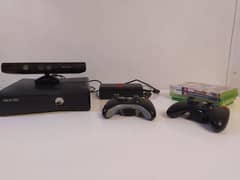XBOX 360 + 2 Controllers + 5 games